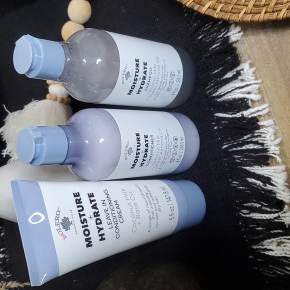 BOLERO All Natural Shampoo,Conditioner and Leave -In Conditioning Cream Set of 3 - Picture 1 of 8